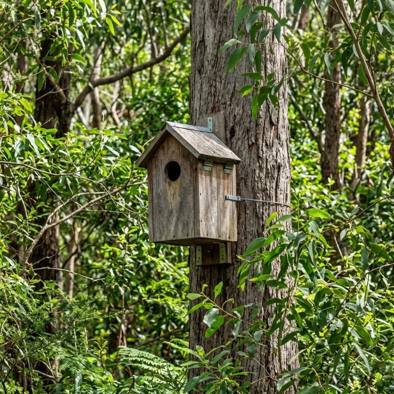 Animal nesting box installed as a humane alternative to a Croydon roof cavity