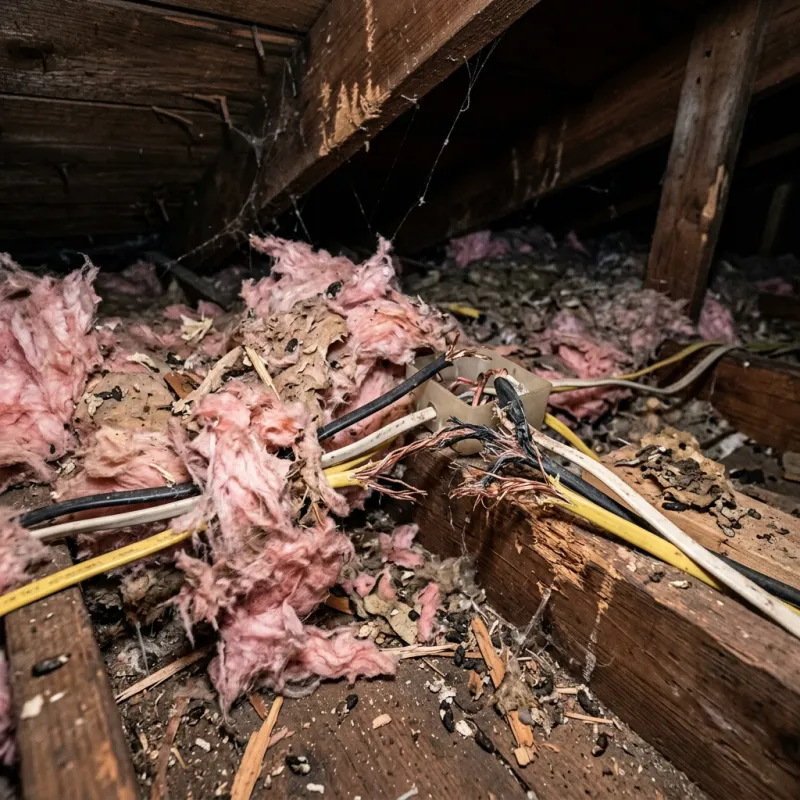 Technicians assessing a Croydon property for a large animal recovery